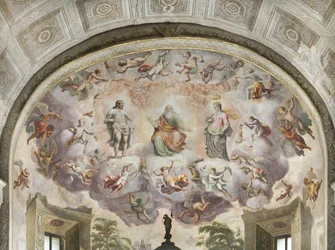 La visione celeste di Santo Stefano, 1556